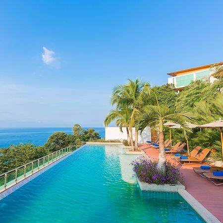 Wyndham Grand Phuket Kalim Bay Hotell Patong Eksteriør bilde Infinity pool at a resort in Phuket, Thailand